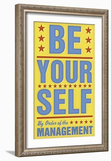 Be Yourself-John Golden-Framed Art Print