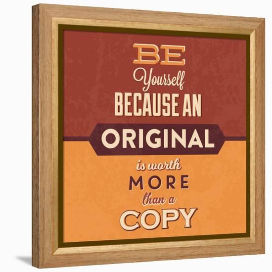 Be Yourself-Lorand Okos-Framed Stretched Canvas