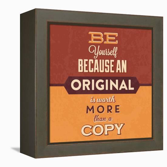 Be Yourself-Lorand Okos-Framed Stretched Canvas