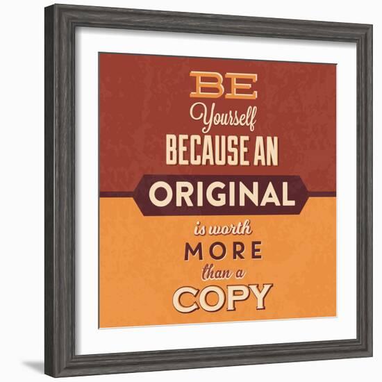 Be Yourself-Lorand Okos-Framed Art Print