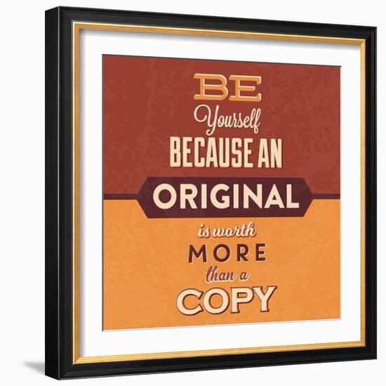 Be Yourself-Lorand Okos-Framed Art Print