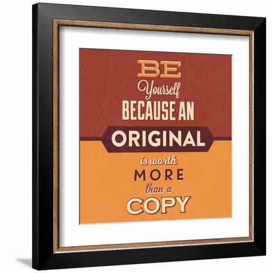 Be Yourself-Lorand Okos-Framed Art Print