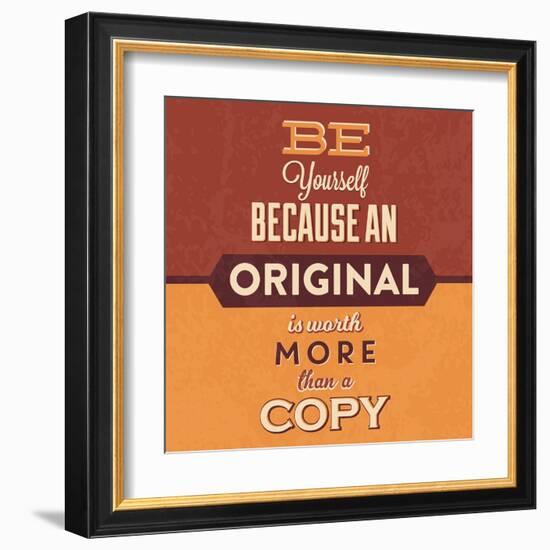 Be Yourself-Lorand Okos-Framed Art Print