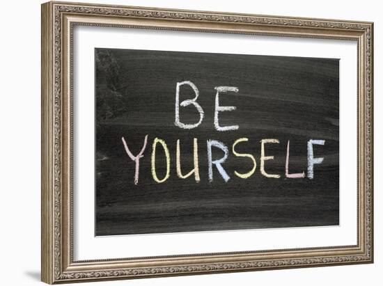 Be Yourself-Yury Zap-Framed Art Print