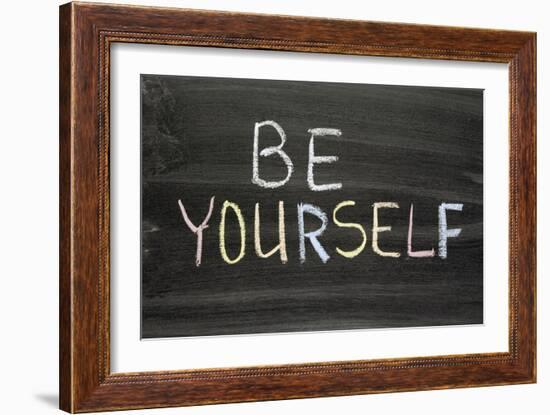 Be Yourself-Yury Zap-Framed Art Print