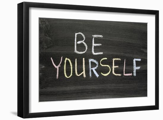 Be Yourself-Yury Zap-Framed Art Print