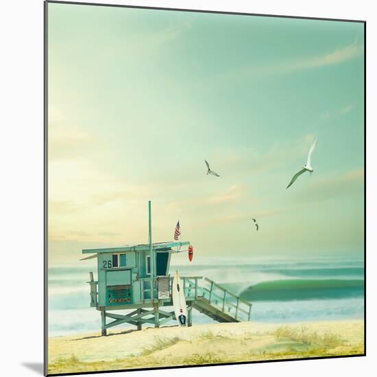 Beach 1-Carlos Casamayor-Mounted Art Print