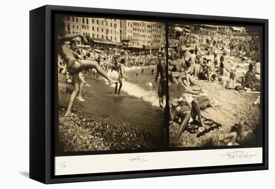 Beach 2, Italy-Theo Westenberger-Framed Stretched Canvas