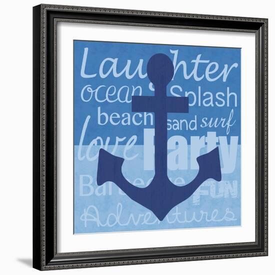 Beach Anchor-Lauren Gibbons-Framed Art Print