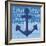 Beach Anchor-Lauren Gibbons-Framed Art Print