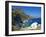 Beach and Church, Agia Anna, Amorgos, Cyclades, Aegean, Greek Islands, Greece, Europe-Tuul-Framed Photographic Print