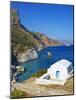 Beach and Church, Agia Anna, Amorgos, Cyclades, Aegean, Greek Islands, Greece, Europe-Tuul-Mounted Photographic Print