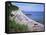 Beach and Cliffs, Beer, Devon, England, United Kingdom-Roy Rainford-Framed Premier Image Canvas