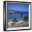 Beach and Coastline at Playa Anakena, on the North Coast of Easter Island, Chile-Geoff Renner-Framed Photographic Print