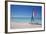 Beach and Hobie Cat-Frank Fell-Framed Photographic Print