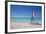 Beach and Hobie Cat-Frank Fell-Framed Photographic Print