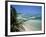 Beach and Jetty, Near Georgetown, Exuma, Bahamas, West Indies, Central America-Ethel Davies-Framed Photographic Print