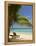 Beach and Lounger, Plantation Island Resort, Malolo Lailai Island, Mamanuca Islands, Fiji-David Wall-Framed Premier Image Canvas