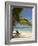 Beach and Lounger, Plantation Island Resort, Malolo Lailai Island, Mamanuca Islands, Fiji-David Wall-Framed Photographic Print