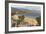 Beach and Mountains, Santa Barbara, California-null-Framed Art Print