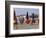 Beach and Rolled up Umbrellas, Deauville, Basse Normandie (Normandy), France-Guy Thouvenin-Framed Photographic Print