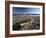 Beach and Sea at Dusk, Alnmouth, Northumberland, England, United Kingdom-Lee Frost-Framed Photographic Print