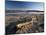 Beach and Sea at Dusk, Alnmouth, Northumberland, England, United Kingdom-Lee Frost-Mounted Photographic Print