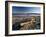 Beach and Sea at Dusk, Alnmouth, Northumberland, England, United Kingdom-Lee Frost-Framed Photographic Print