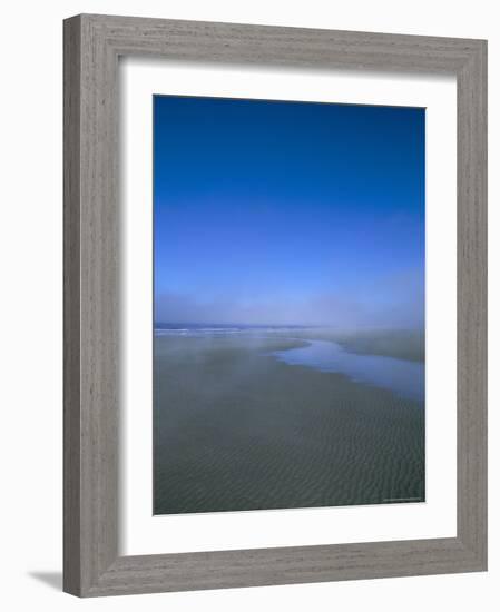 Beach and Sea Mist, Queen Charlotte Island, British Columbia (B.C.), Canada-Oliviero Olivieri-Framed Photographic Print