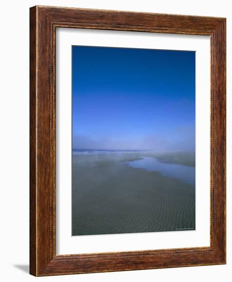 Beach and Sea Mist, Queen Charlotte Island, British Columbia (B.C.), Canada-Oliviero Olivieri-Framed Photographic Print