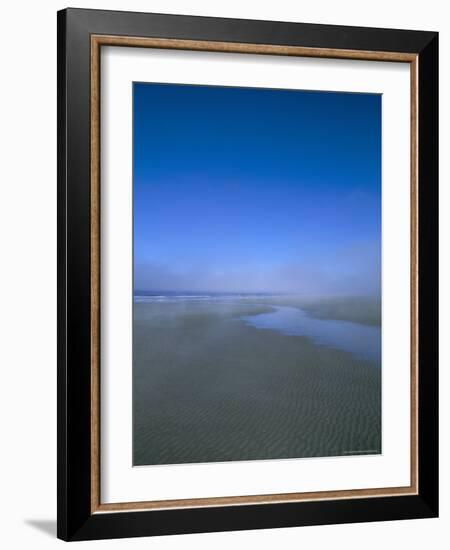 Beach and Sea Mist, Queen Charlotte Island, British Columbia (B.C.), Canada-Oliviero Olivieri-Framed Photographic Print