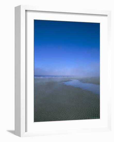 Beach and Sea Mist, Queen Charlotte Island, British Columbia (B.C.), Canada-Oliviero Olivieri-Framed Photographic Print