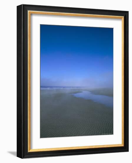 Beach and Sea Mist, Queen Charlotte Island, British Columbia (B.C.), Canada-Oliviero Olivieri-Framed Photographic Print