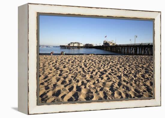 Beach and Stearns Wharf-Stuart-Framed Premier Image Canvas