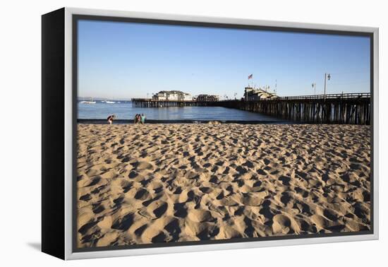 Beach and Stearns Wharf-Stuart-Framed Premier Image Canvas