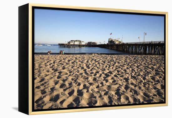 Beach and Stearns Wharf-Stuart-Framed Premier Image Canvas