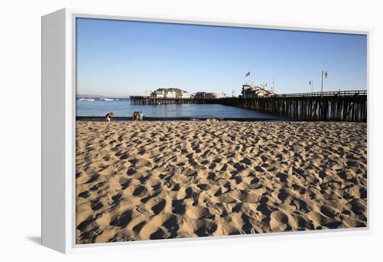 Beach and Stearns Wharf-Stuart-Framed Premier Image Canvas