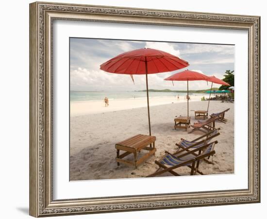 Beach and Tourists, Samed Island, Rayong, Thailand-Gavriel Jecan-Framed Photographic Print