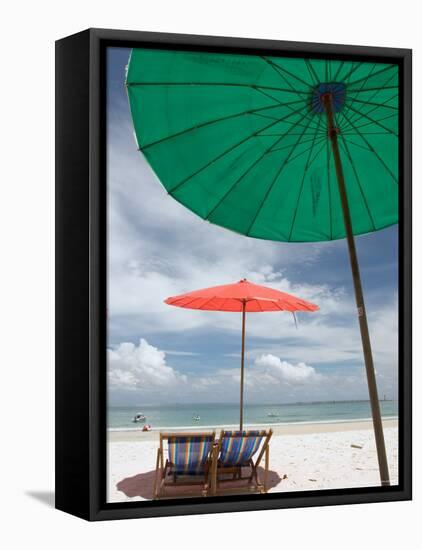 Beach and Tourists, Samed Island, Rayong, Thailand-Gavriel Jecan-Framed Premier Image Canvas