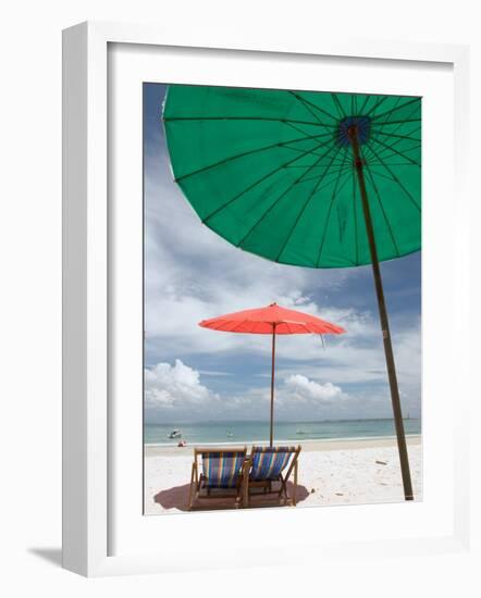 Beach and Tourists, Samed Island, Rayong, Thailand-Gavriel Jecan-Framed Photographic Print