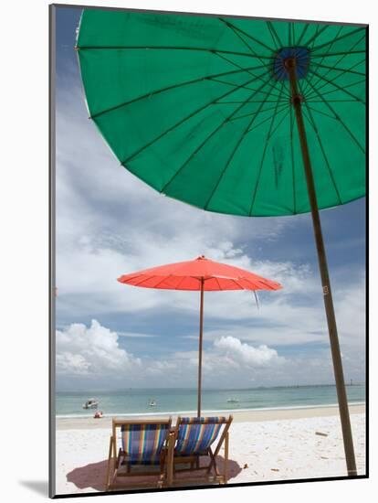 Beach and Tourists, Samed Island, Rayong, Thailand-Gavriel Jecan-Mounted Photographic Print
