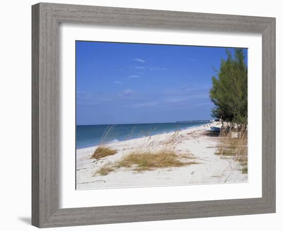 Beach, Anna Maria Island, Gulf Coast, Florida, United States of America, North America-Fraser Hall-Framed Photographic Print