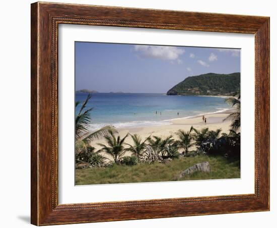 Beach at Anse Des Flamands, St. Barthelemy, Lesser Antilles, Caribbean, Central America-Ken Gillham-Framed Photographic Print