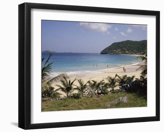 Beach at Anse Des Flamands, St. Barthelemy, Lesser Antilles, Caribbean, Central America-Ken Gillham-Framed Photographic Print