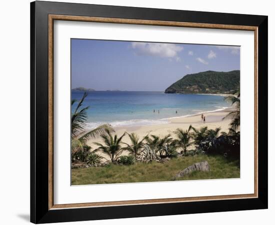 Beach at Anse Des Flamands, St. Barthelemy, Lesser Antilles, Caribbean, Central America-Ken Gillham-Framed Photographic Print