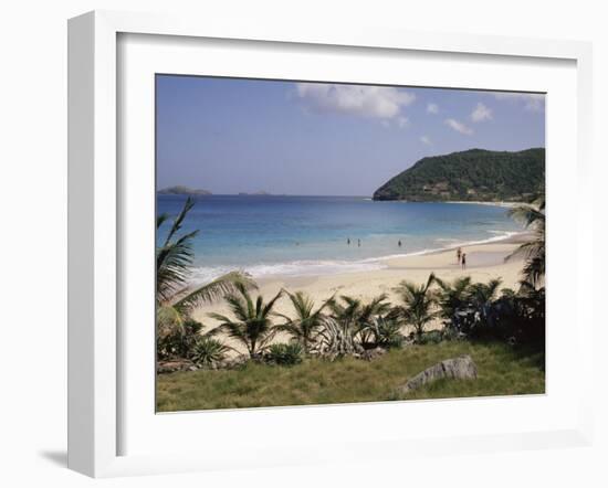 Beach at Anse Des Flamands, St. Barthelemy, Lesser Antilles, Caribbean, Central America-Ken Gillham-Framed Photographic Print