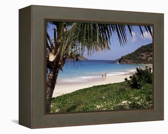 Beach at Anse Des Flamands, St. Barthelemy, West Indies, Central America-Ken Gillham-Framed Premier Image Canvas