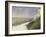 Beach at Bas Butin, Honfleur-Georges Seurat-Framed Art Print