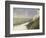 Beach at Bas Butin, Honfleur-Georges Seurat-Framed Art Print