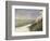 Beach at Bas Butin, Honfleur-Georges Seurat-Framed Art Print